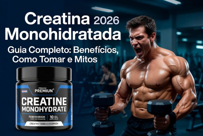 Creatina Monohidratada em 2026: Guia Completo com Evidências Científicas, Como Tomar, Benefícios Reais e Mitos Desvendados