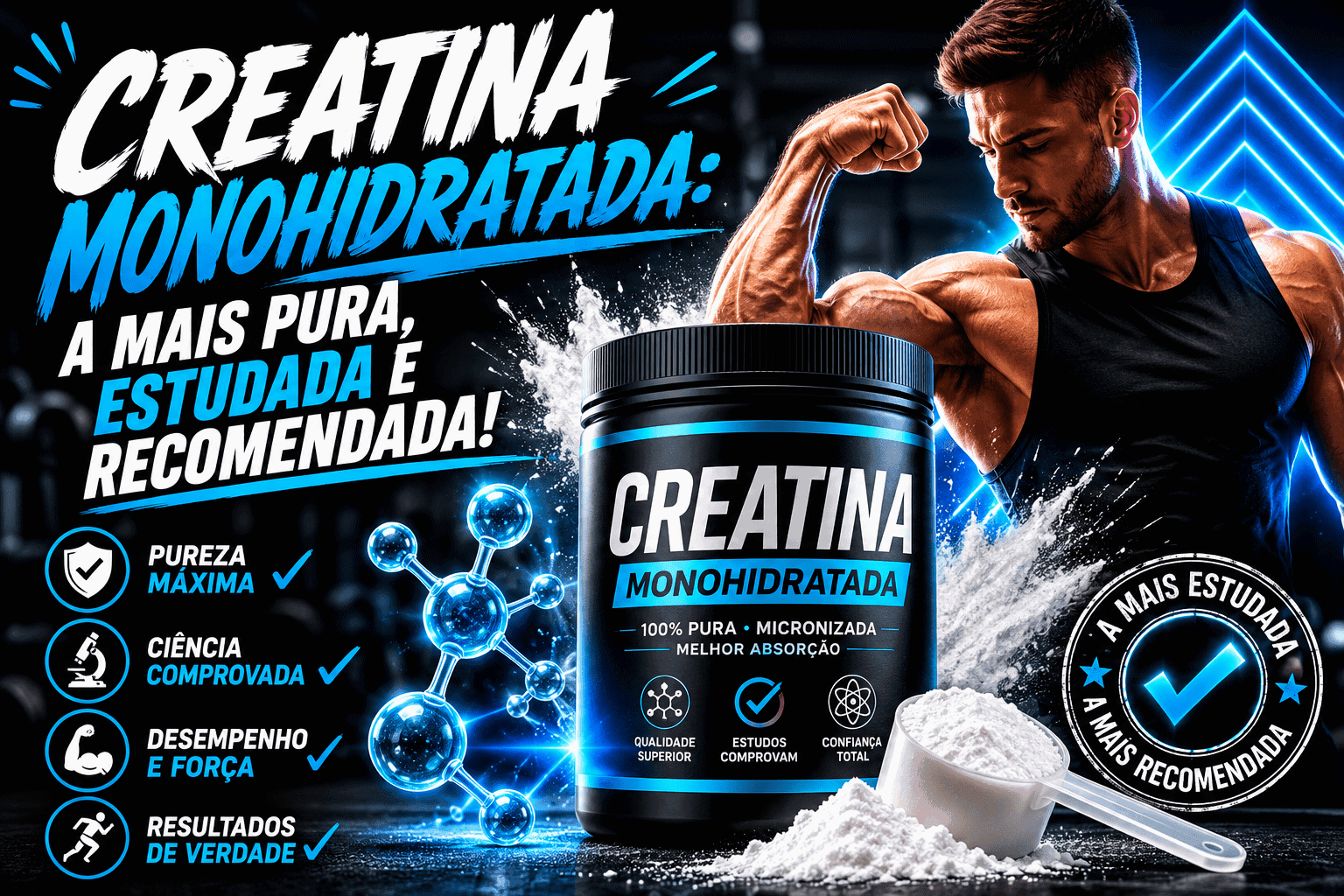 Melhor creatina para ganhar massa muscular